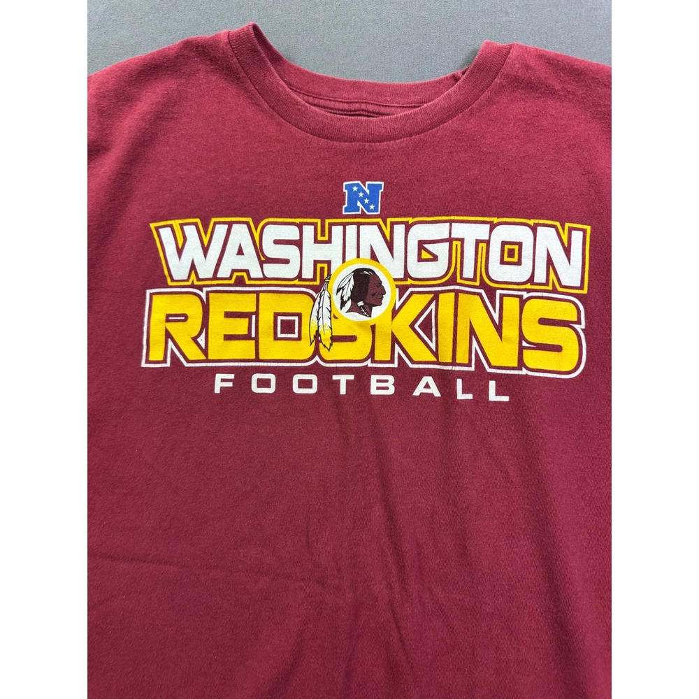 NFL Team Apparel Washington Redskins Sleeveless Muscle Tee Shirt Men XL Burgundy